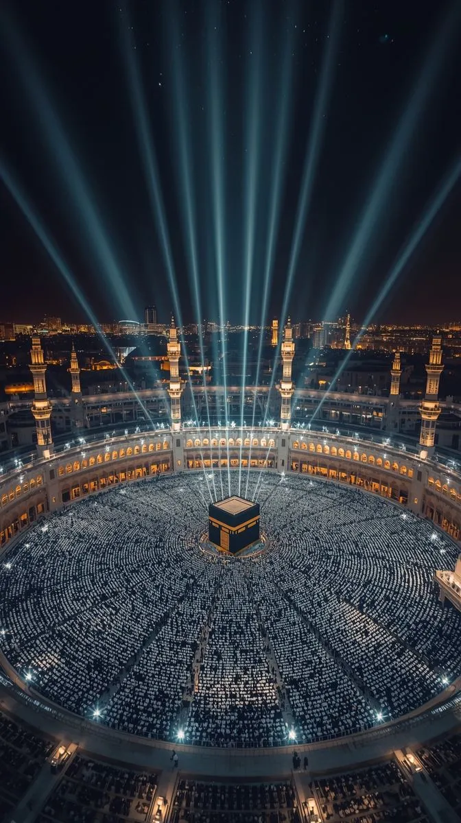 Zümrüt paket Kabe manzarası